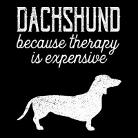 Dachshund Because Therapy Is Expensive Dogs Pet Lovers Animal Gift Nat Adjustable Cap | Artistshot