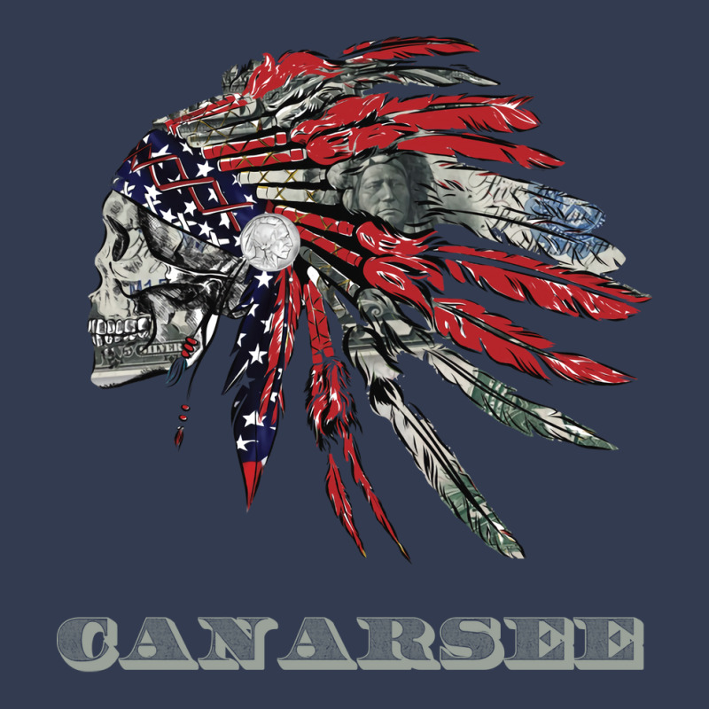 Canarsee Native American Indian Flag Money Headress Funny V-neck Tee | Artistshot