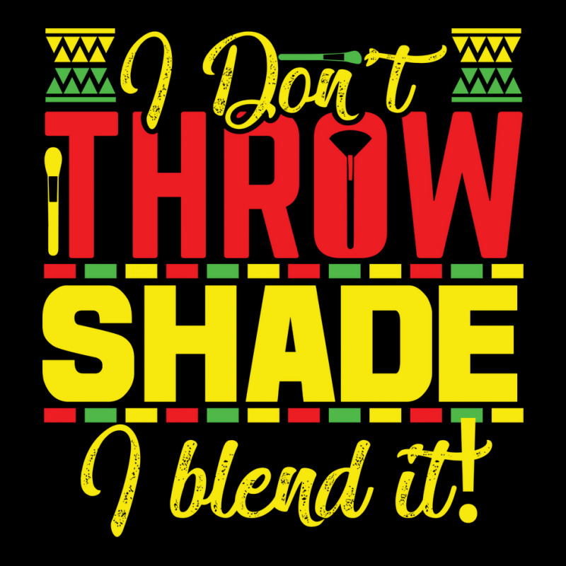 Black History Month I Dont Throw Shade I Blend It Travel Fleece Short by tuznipinoxk | Artistshot