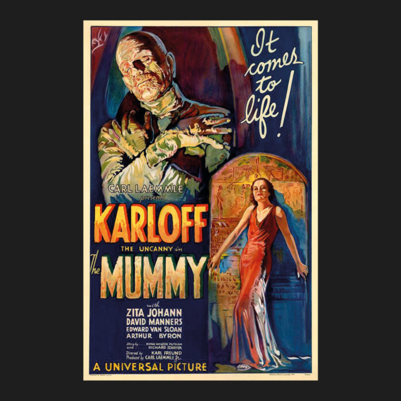 The Mummy Film Poster Classic T-shirt by JohnLoechler | Artistshot