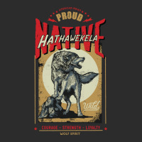 Hathawekela Native American Indian Born Wolf Spirit Retro 80s Exclusive T-shirt | Artistshot