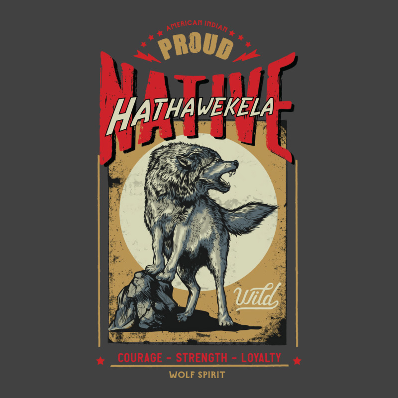 Hathawekela Native American Indian Born Wolf Spirit Retro 80s Vintage T-shirt | Artistshot