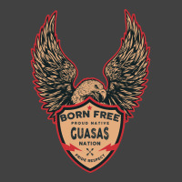 Guasas Native American Indian Born Freedom Eagle 70s Vintage T-shirt | Artistshot