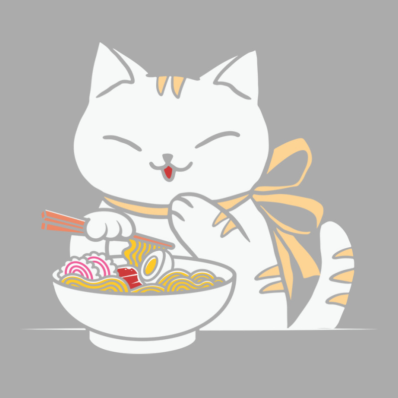 Anime Cat Eating Ramen Girl T-shirt | Artistshot