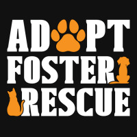 Animal Rescue Adopt Foster Adoption Animal Rescuer Red Graphic T-shirt | Artistshot