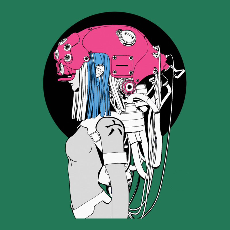 Vaporwave Urban Futuristic Cyberpunk Girl Ladies Fitted T-Shirt by tatsoguscic2 | Artistshot