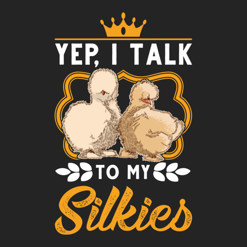 Yep I Talk To My Silkies Silkie Funny 3/4 Sleeve Shirt | Artistshot