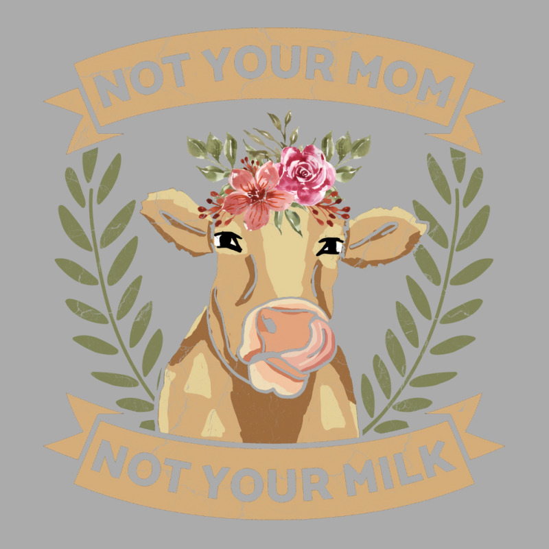 Not Your Mom Not Your Milk Animal Rights Rescue 70s T-Shirt by tiffeosongoc | Artistshot