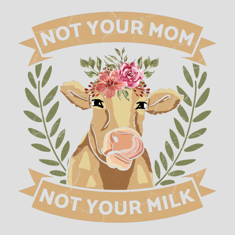 Not Your Mom Not Your Milk Animal Rights Rescue 70s V-Neck Tee by tiffeosongoc | Artistshot