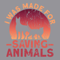 I Was Made For Saving Animals Animal Rights Activist Animal Men's 3/4 Sleeve Pajama Set | Artistshot