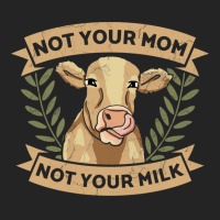 Not Your Mom Not Your Milk Animal Rights Rescue Yellow 3/4 Sleeve Shirt | Artistshot