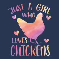 Just A Girl Who Loves Chickens Travel Men Denim Jacket | Artistshot