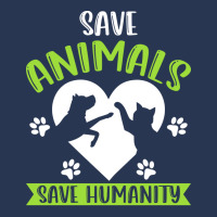 Save Animals Serve Humanity Hippie Men Denim Jacket | Artistshot