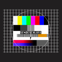 Closing Date Analog Television Test Pattern 90s Party 80s Outfit Retro T-shirt | Artistshot