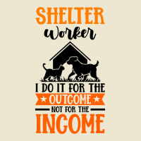 Shelter Worker The Outcome Not For The Income Hipster Cropped Hoodie | Artistshot