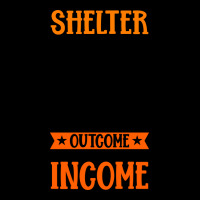 Shelter Worker The Outcome Not For The Income Hipster Legging | Artistshot