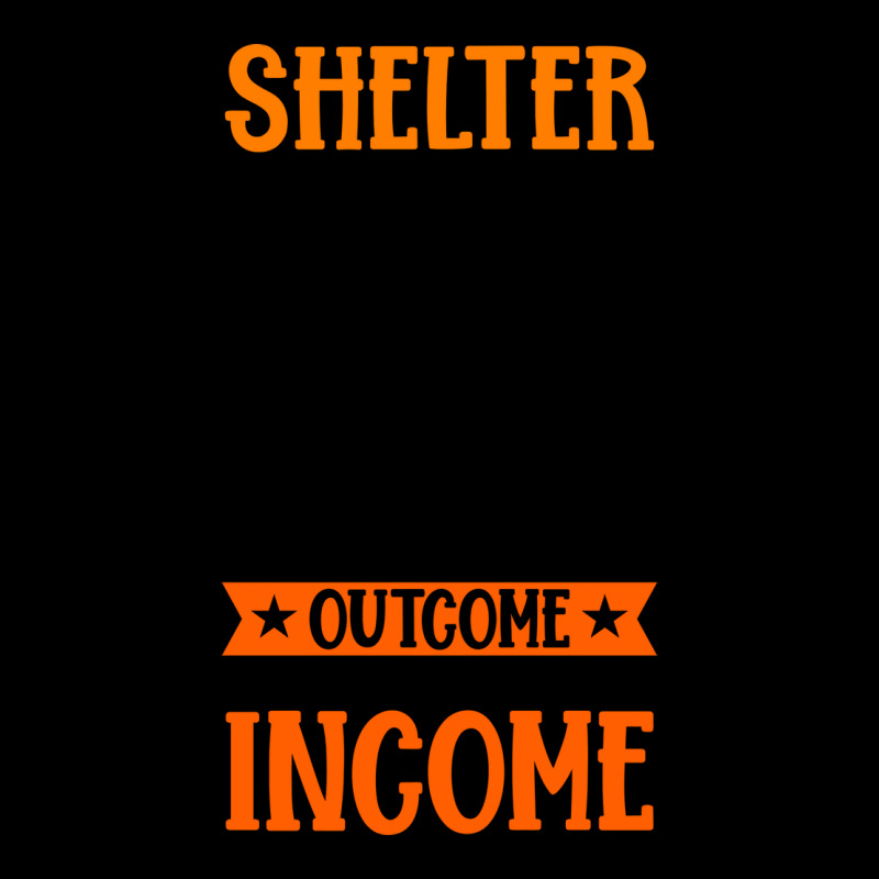 Shelter Worker The Outcome Not For The Income Hipster Legging by samsetboarok | Artistshot