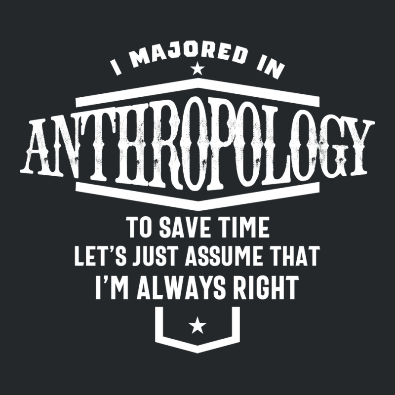 I Majored In Anthropology Stars Crewneck Sweatshirt by lhedideuricp | Artistshot