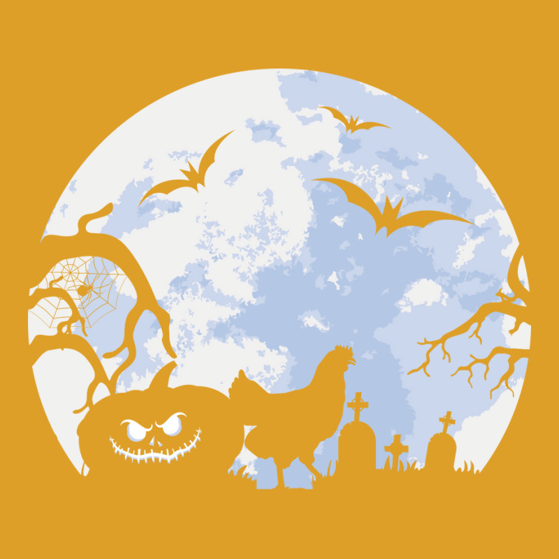 Chicken Halloween Costume Farmer Chickens Pumpkin Yellow T-shirt | Artistshot