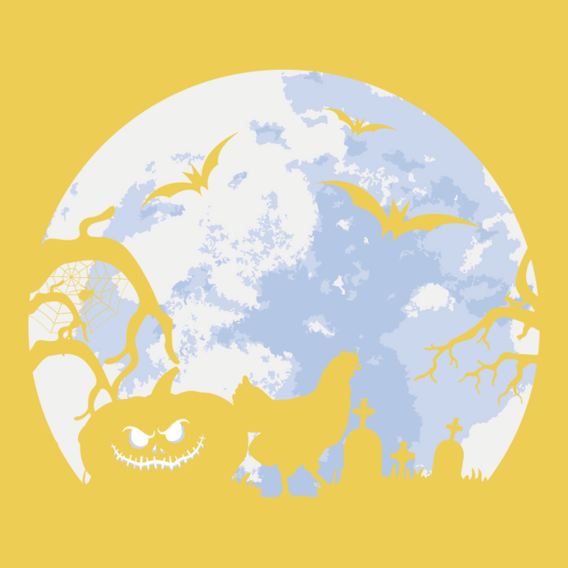 Chicken Halloween Costume Farmer Chickens Pumpkin Yellow Graphic T-shirt | Artistshot