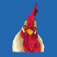 Chicken Face With Staring Eyes Comb Wattles Summer Pocket T-shirt | Artistshot