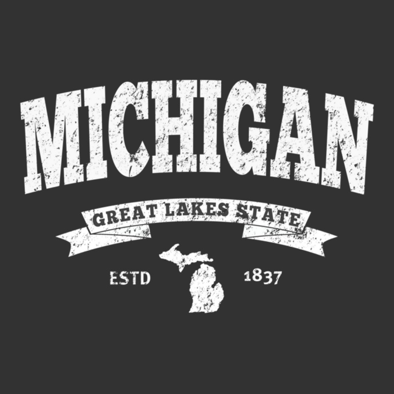 Michigan Hoodie. Vintage Michigan Sweatshirt Retro Mi Baby Bodysuit | Artistshot