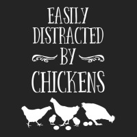 Chicken Easily Distracted By Chickens 3/4 Sleeve Shirt | Artistshot