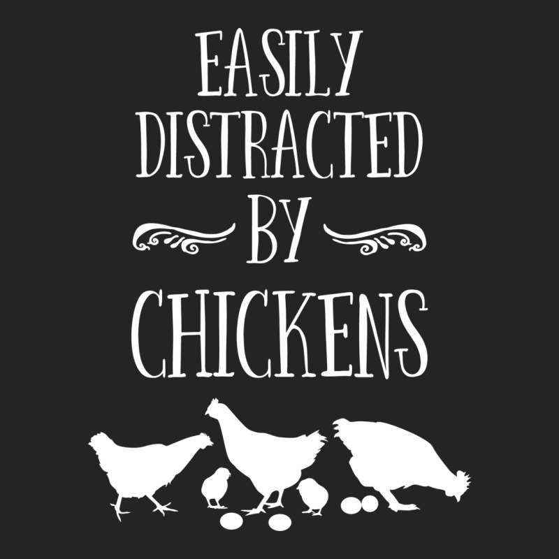 Chicken Easily Distracted By Chickens 3/4 Sleeve Shirt by ravadadanine2 | Artistshot