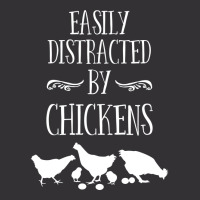 Chicken Easily Distracted By Chickens Vintage Short | Artistshot