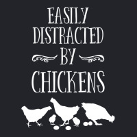 Chicken Easily Distracted By Chickens Lightweight Hoodie | Artistshot