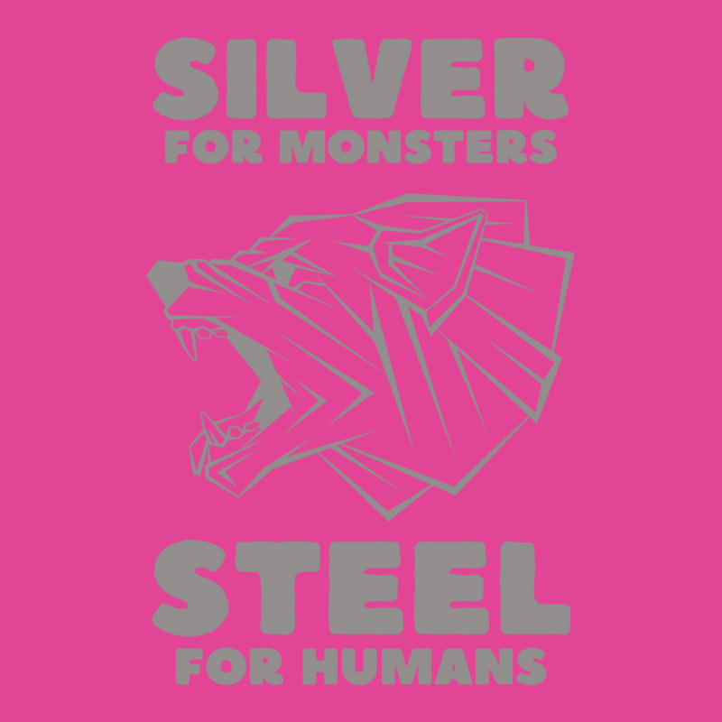 Snarling Wolf   Silver For Monsters   Steel For Humans   Fantasy T-shirt | Artistshot