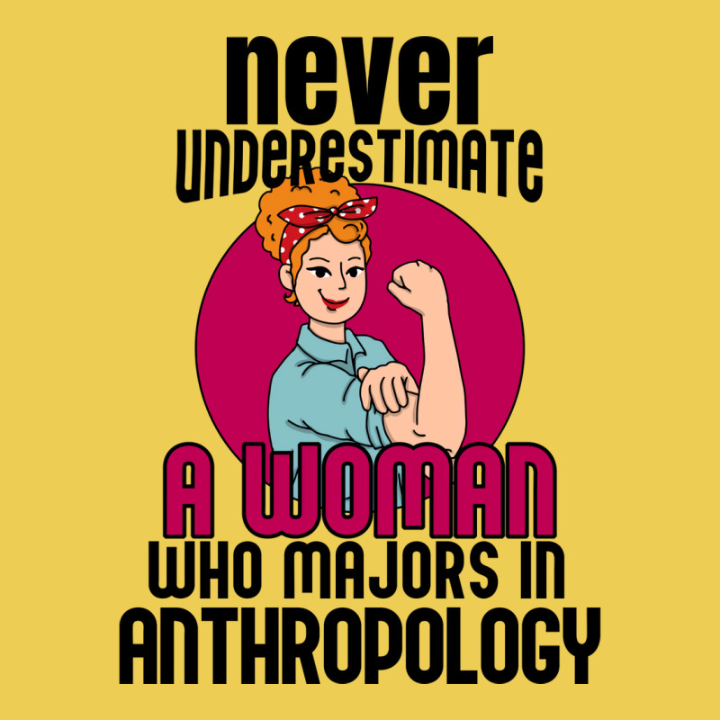 Never Underestimate Woman Anthropology Aesthetic Portrait Canvas Print | Artistshot