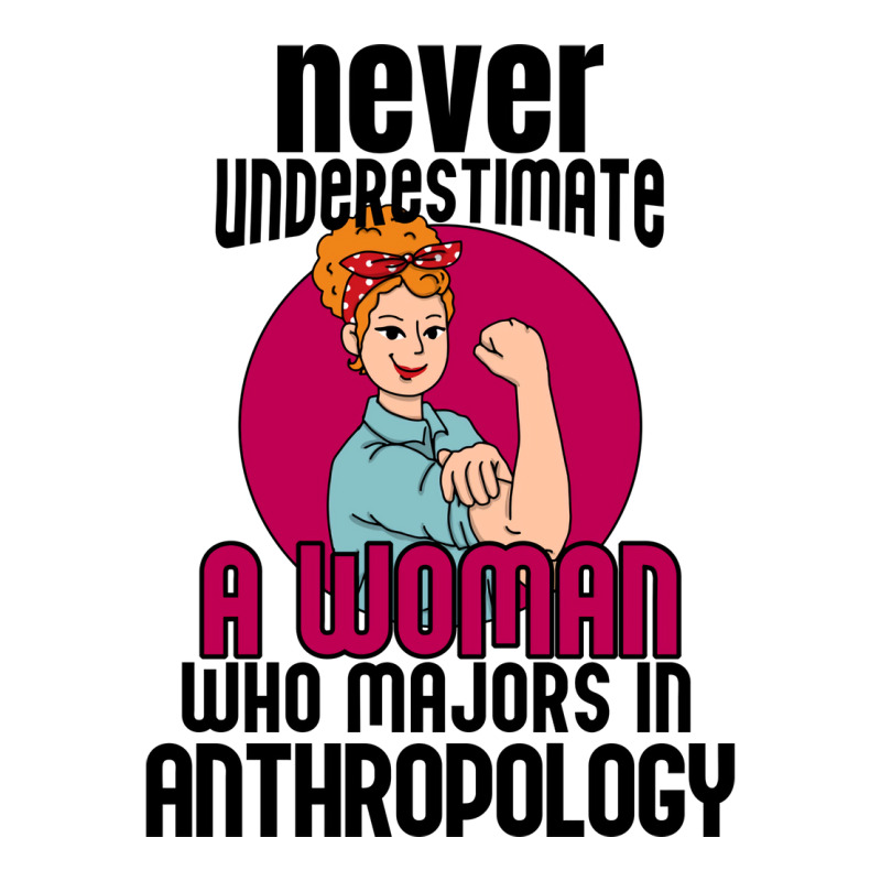 Never Underestimate Woman Anthropology Aesthetic V-neck Tee | Artistshot