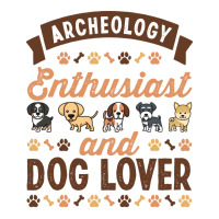 Archeology Enthusiast And Dog Lover Gift Yellow Unisex Hoodie | Artistshot