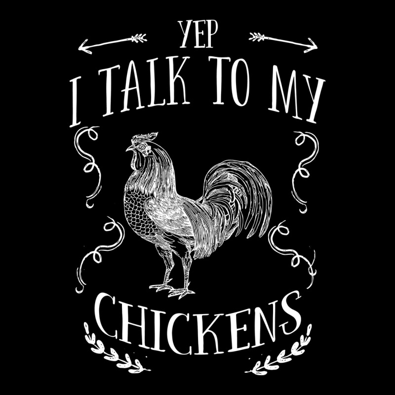 Chicken Yep I Talk To My Chickens V-neck Tee | Artistshot