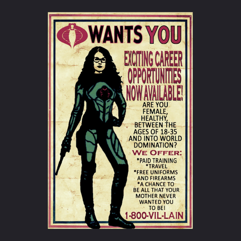 Cobra Recruiting Poster Featuring The Baroness (g.i. Joe) Unisex Sherpa-lined Denim Jacket | Artistshot