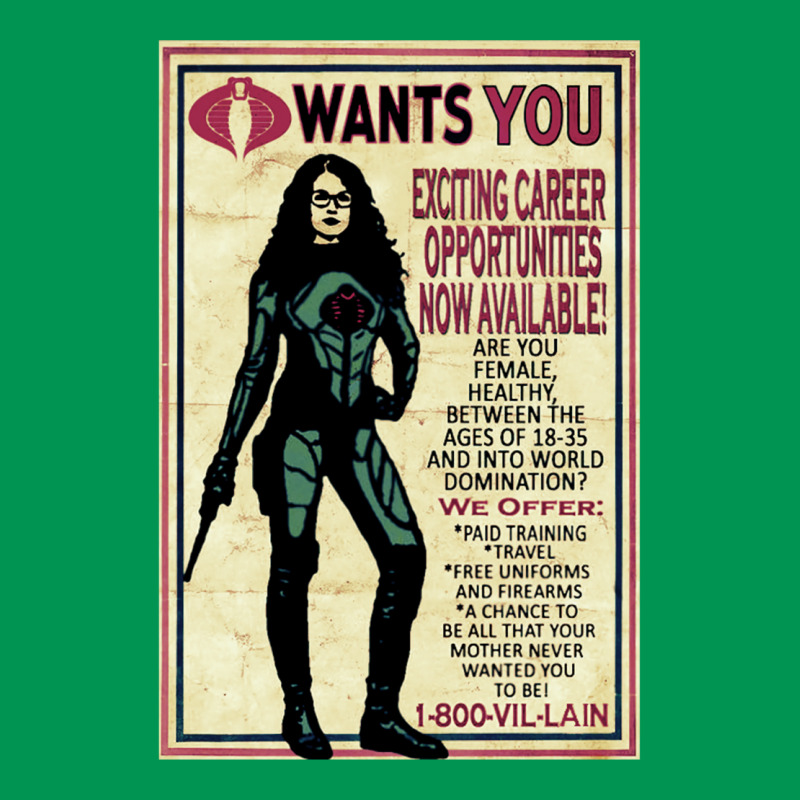 Cobra Recruiting Poster Featuring The Baroness (g.i. Joe) Classic T-shirt | Artistshot