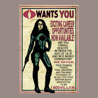 Cobra Recruiting Poster Featuring The Baroness (g.i. Joe) Vintage T-shirt | Artistshot