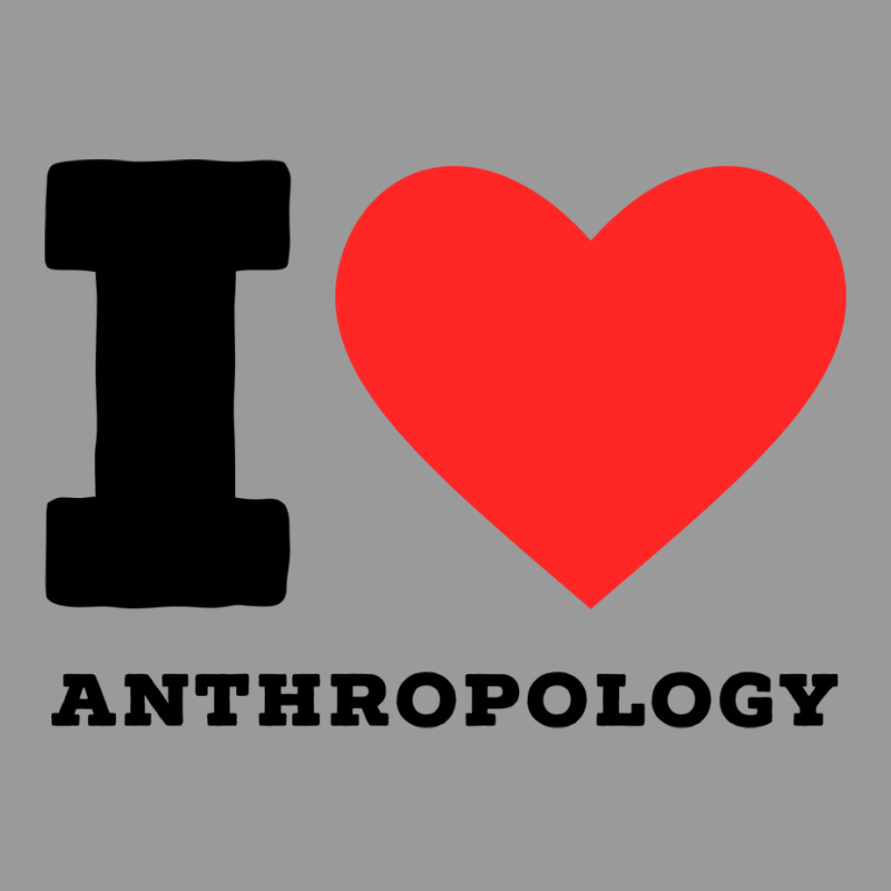 I Love Anthropology Aesthetic Portrait Canvas Print | Artistshot