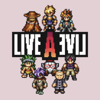 Live A Live™   Time Period Heroes (pixel Art) Ladies Fitted T-shirt | Artistshot