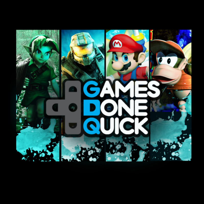 Games Done Quick  Combined Art Long Sleeve Shirts by JeffreyAlanSwanson | Artistshot