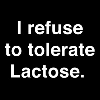 I Refuse To Tolerate Lactose Long Sleeve T Shirt V-neck Tee | Artistshot