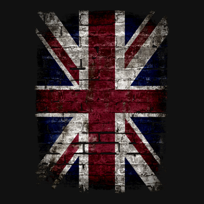 Grunge Uk Flag Great Britain Punk Style Distressed Wall Classic Ornament | Artistshot