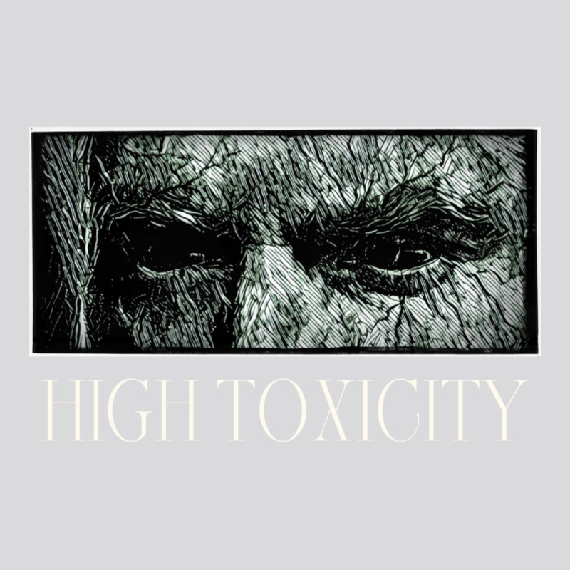 High Toxicity   Stare   Black And White Drawing Women's Triblend Scoop T-shirt by hamfiggyx | Artistshot