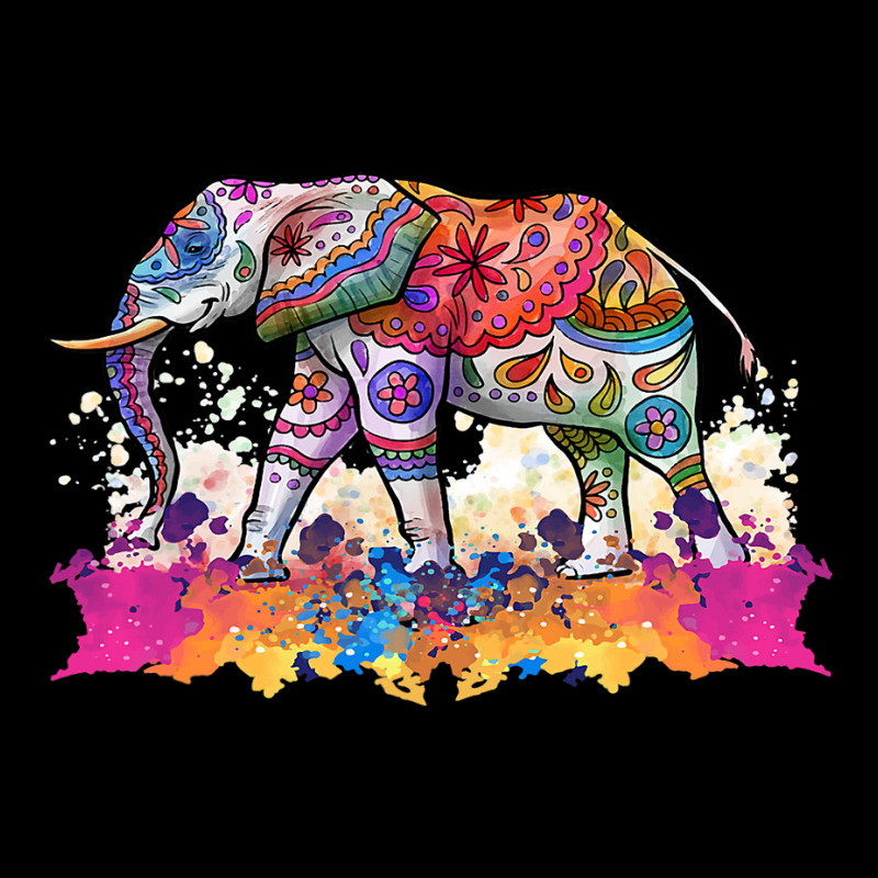 Happy Holi Festival Of Colors India Spring Hindu Elephant Adjustable Cap by DEBORAHBOURSSIQUOT | Artistshot