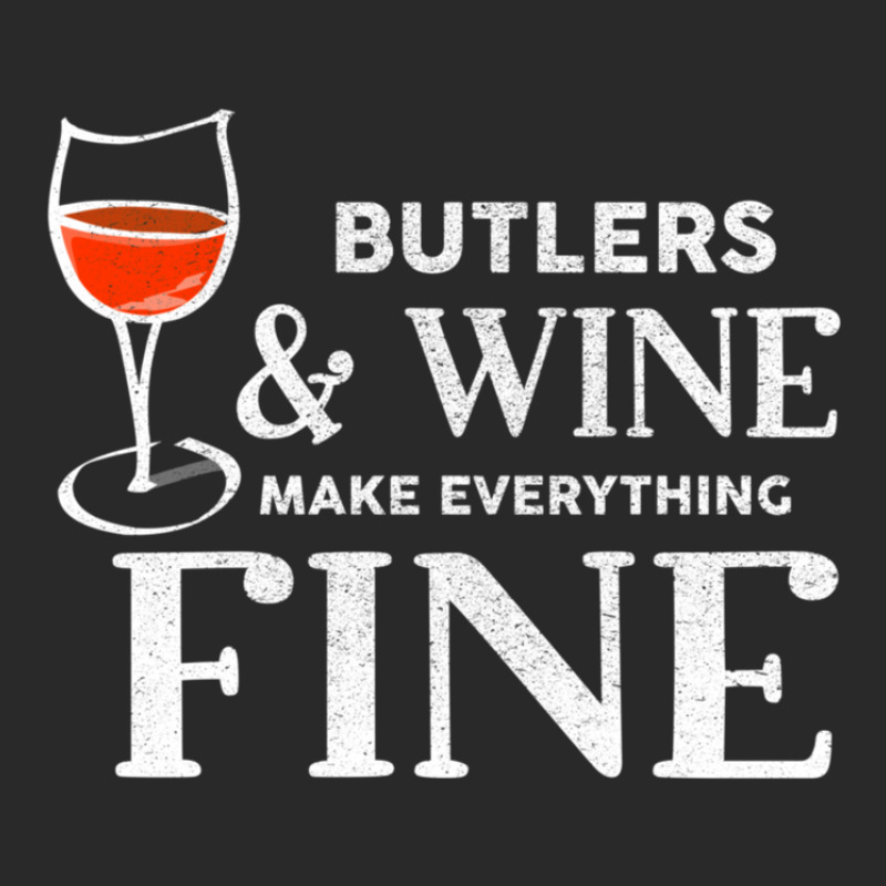 Butlers And Wine Make Everything Fine  For Butler Printed Hat | Artistshot