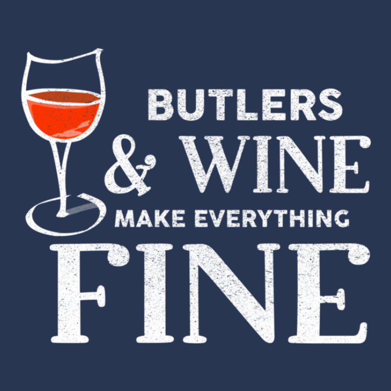 Butlers And Wine Make Everything Fine  For Butler Men Denim Jacket | Artistshot