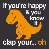 T-rex Clap Your Hands Vintage Hoodie | Artistshot