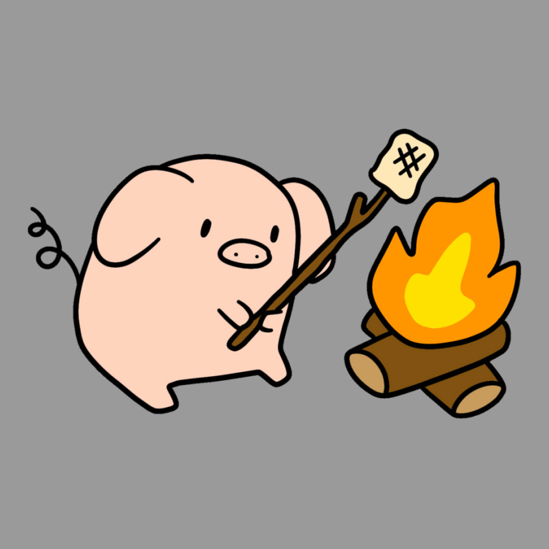 Campfire Pig Rectangle Patch | Artistshot