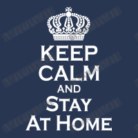 Keep Calm And Stay At Home (2) Men Denim Jacket | Artistshot